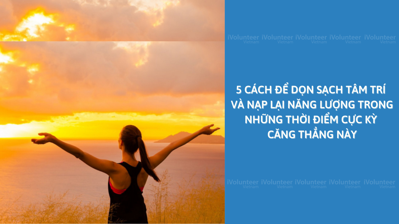 5 Cách Để Dọn Sạch Tâm Trí Và Nạp Lại Năng Lượng Trong Những Thời Điểm Cực Kỳ Căng Thẳng