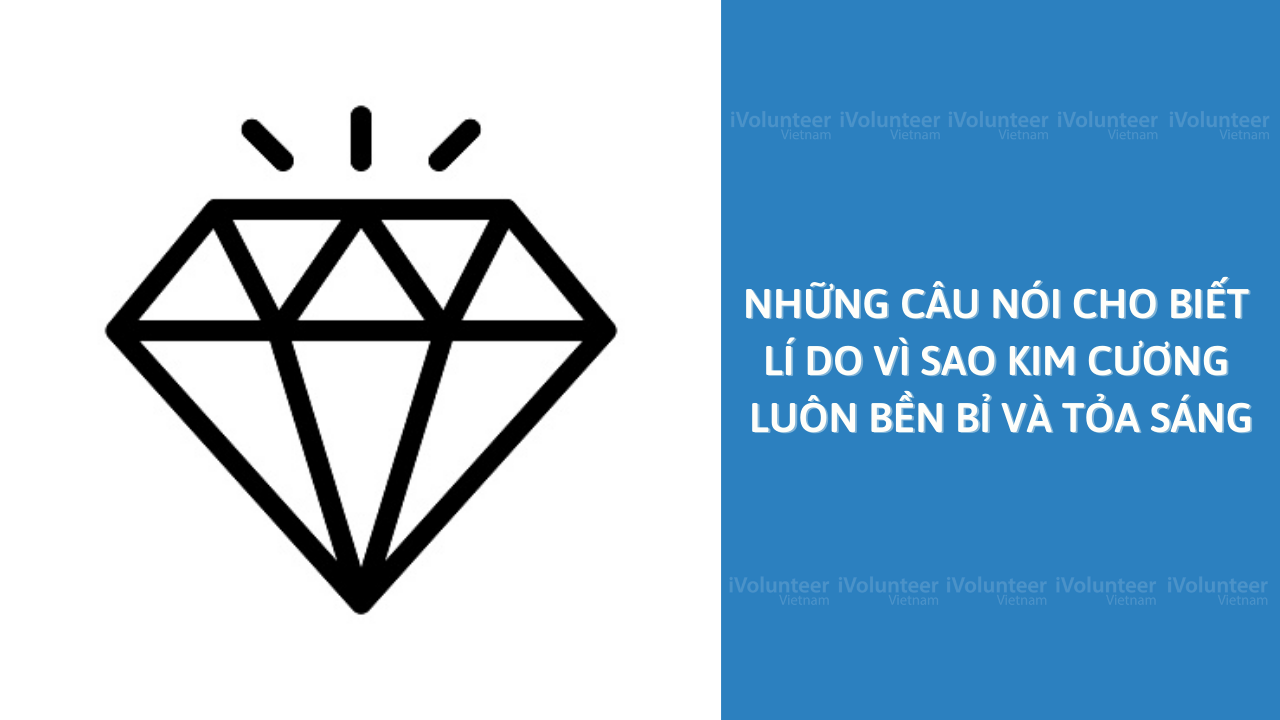 Những Câu Câu Nói Cho Biết Lí Do Vì Sao Kim Cương Luôn Bền Bỉ Và Tỏa Sáng