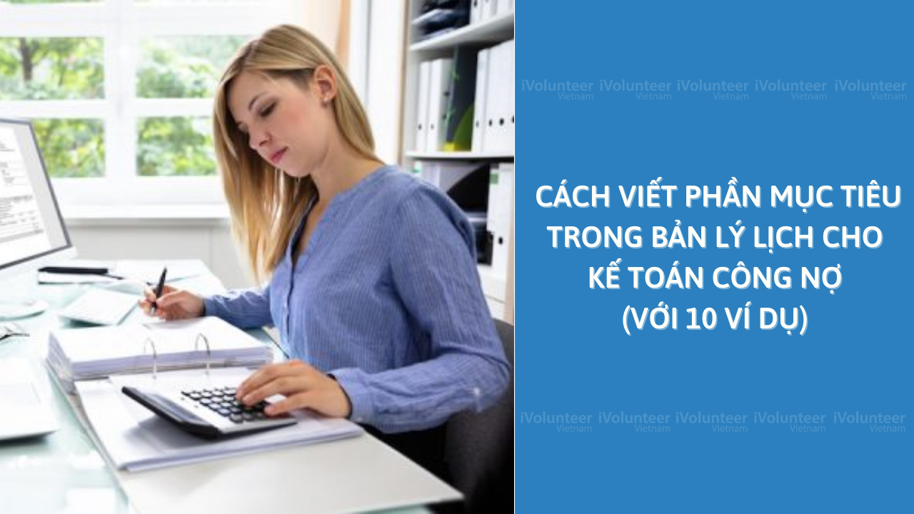 Cách Viết Phần Mục Tiêu Trong Bản Lý Lịch Cho Kế Toán Công Nợ (Với 10 Ví Dụ)