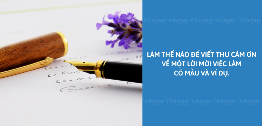 Làm Thế Nào Để Viết Thư Cảm Ơn Về Một Lời Mời Việc Làm (Có Mẫu Và Ví Dụ)