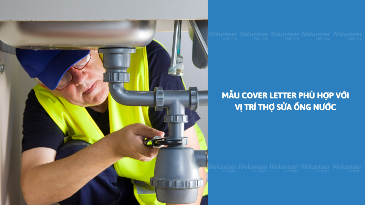 Mẫu Cover Letter Phù Hợp Với Vị Trí Thợ Sửa Ống Nước (Plumber)