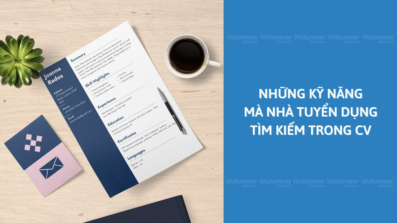 Những Kỹ Năng Mà Nhà Tuyển Dụng Tìm Kiếm Trong CV