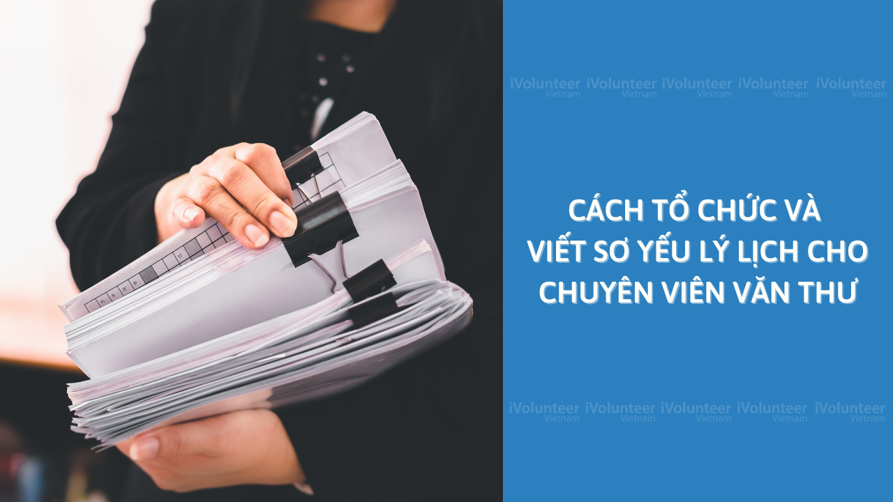 Cách Tổ Chức Và Viết Sơ Yếu Lý Lịch Cho Chuyên Viên Văn Thư