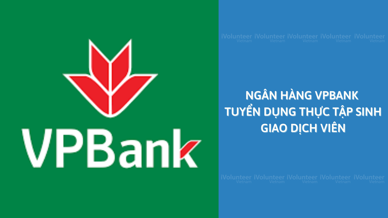 [Bắc Trung Bộ] Ngân Hàng VPBank Tuyển Dụng Vị Trí Thực Tập Sinh Giao Dịch Viên