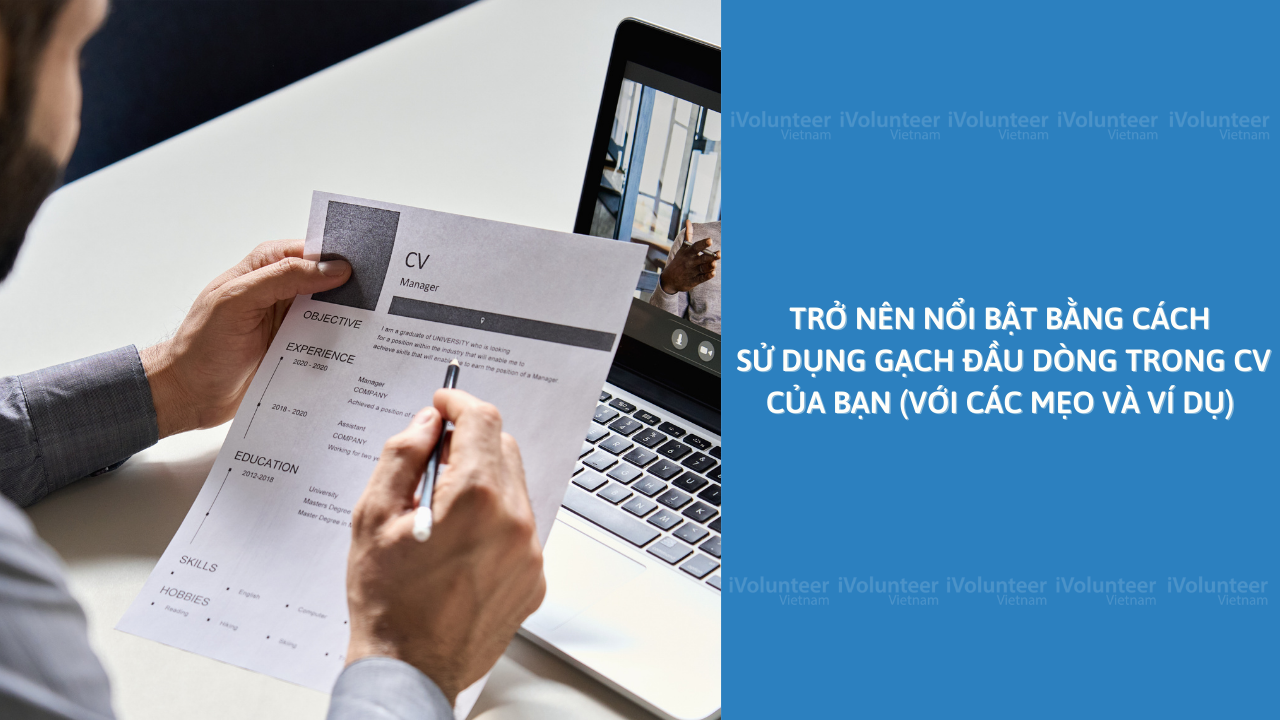 Trở Nên Nổi Bật Bằng Cách Sử Dụng Gạch Đầu Dòng Trong CV Của Bạn (Với Các Mẹo Và Ví Dụ)