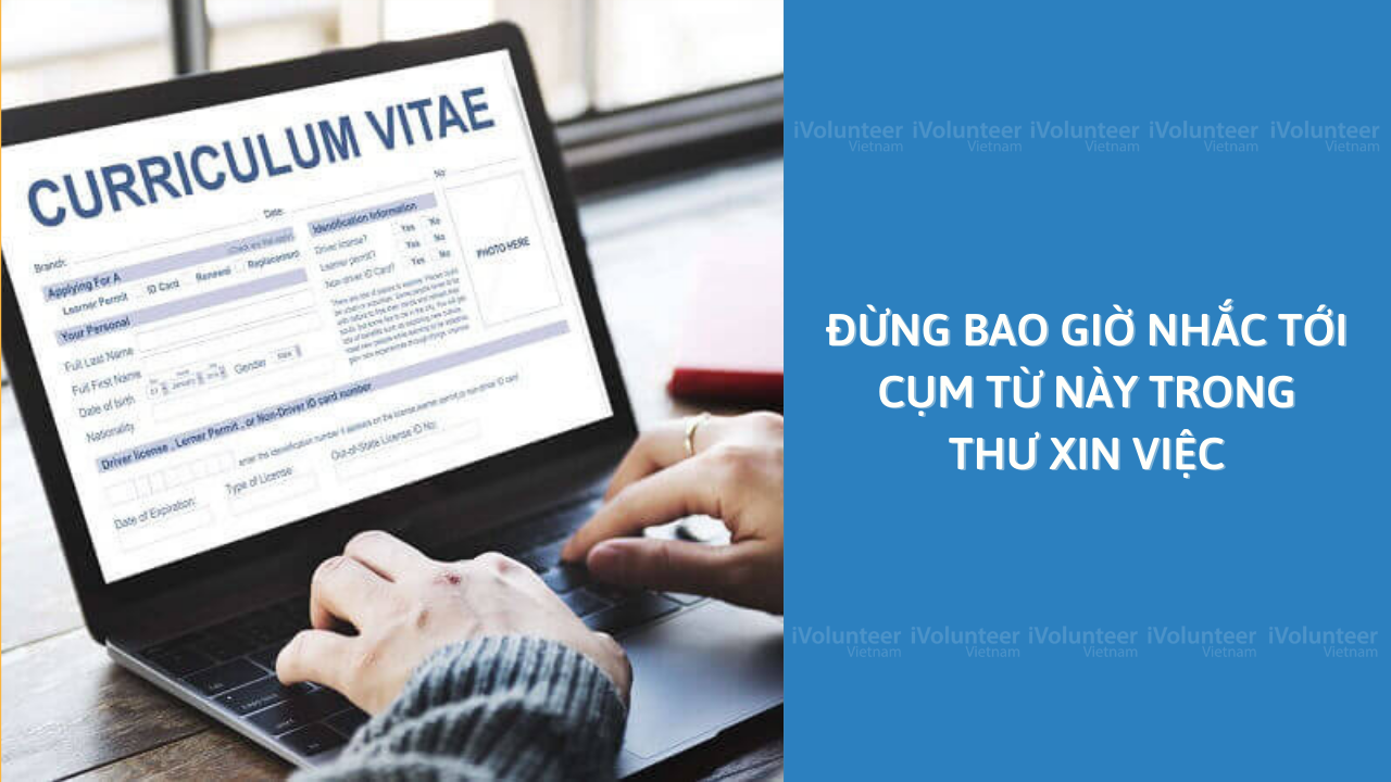 Đừng Bao Giờ Nhắc Tới Cụm Từ Này Trong Thư Xin Việc