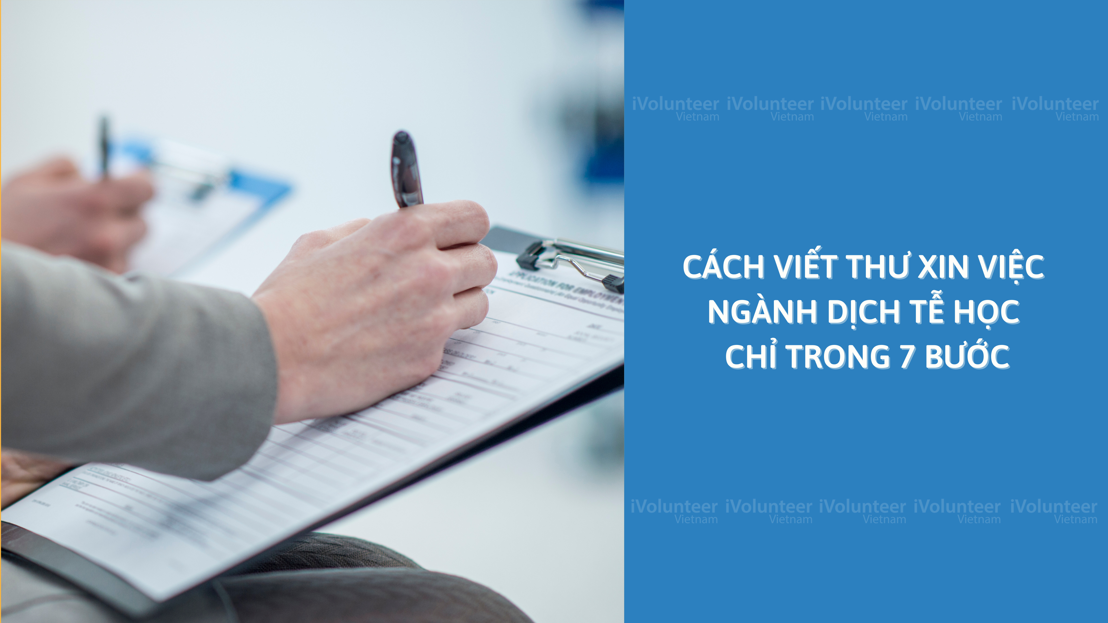 Cách Viết Thư Xin Việc Ngành Dịch Tễ Học Chỉ Trong 7 Bước