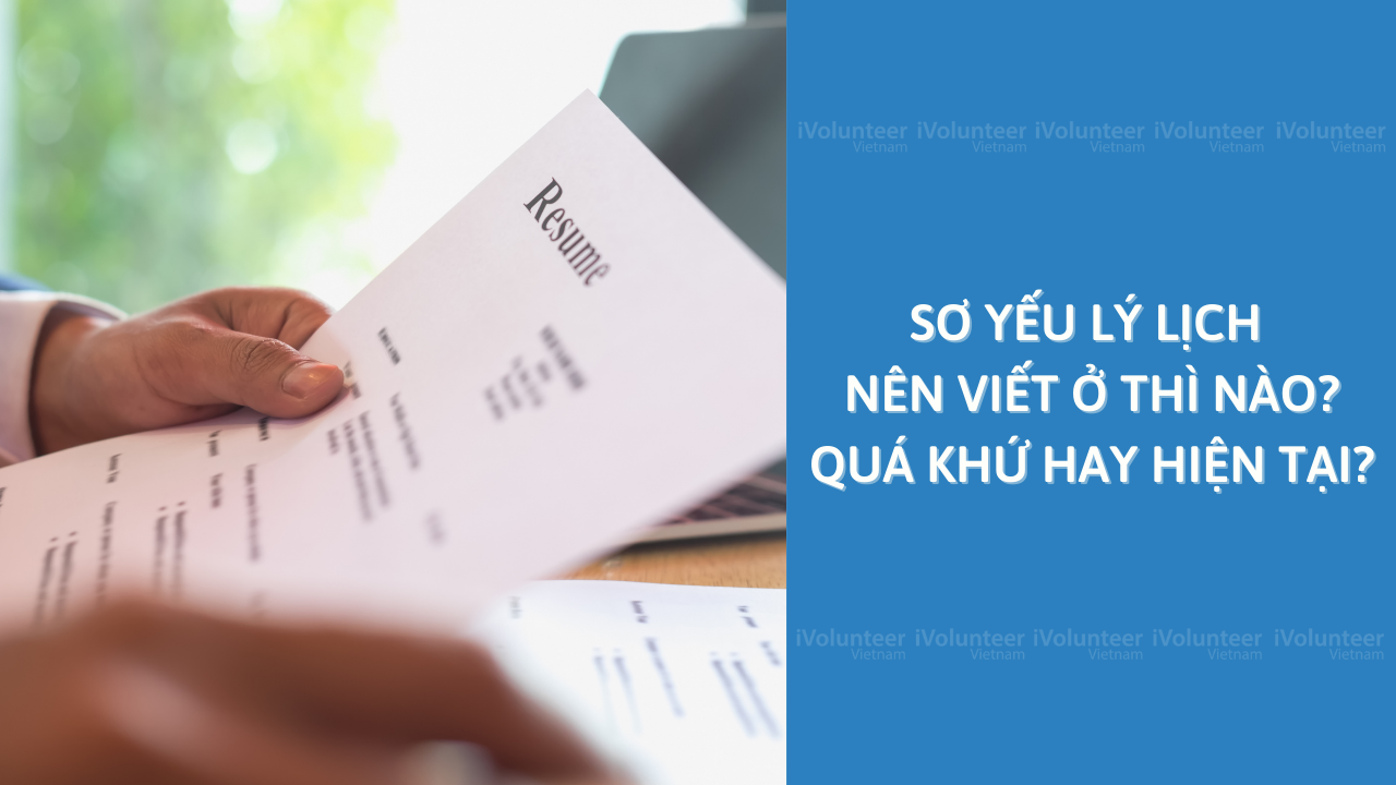 Sơ Yếu Lý Lịch Nên Viết Ở Thì Nào? Quá Khứ Hay Hiện Tại?