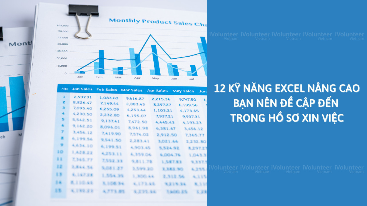 12 Kỹ Năng Excel Nâng Cao Bạn Nên Đề Cập Đến Trong Hồ Sơ Xin Việc