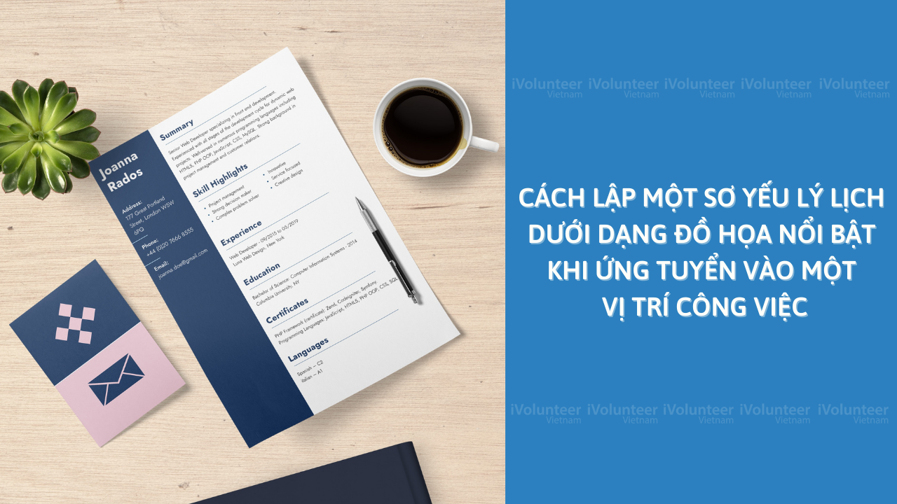 Cách Lập Một Sơ Yếu Lý Lịch Dưới Dạng Đồ Họa Nổi Bật Khi Ứng Tuyển Vào Một Vị Trí Công Việc