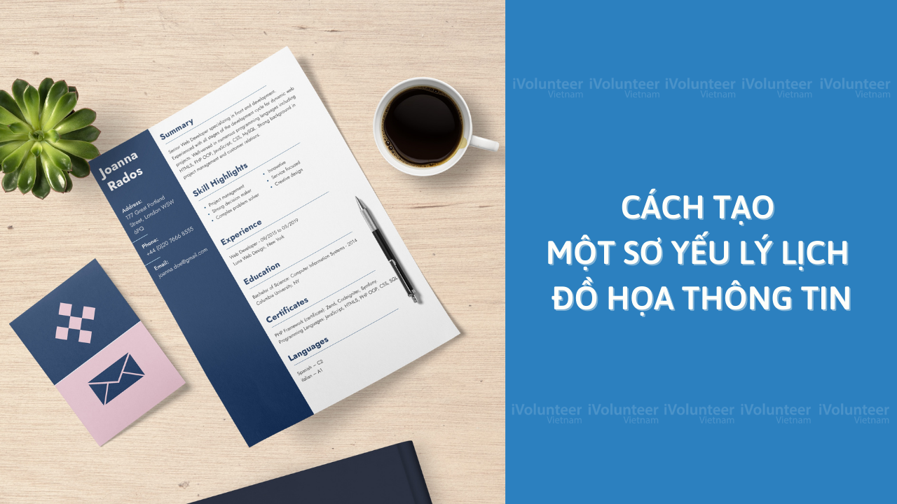 Cách Tạo Một Sơ Yếu Lý Lịch Đồ Họa Thông Tin