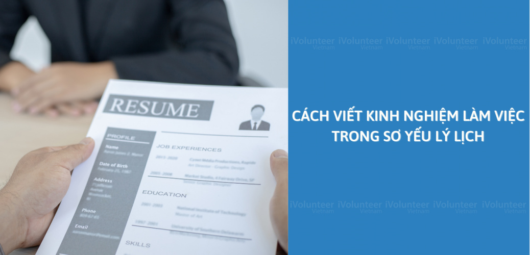 Cách Viết Kinh Nghiệm Làm Việc Trong Sơ Yếu Lý Lịch