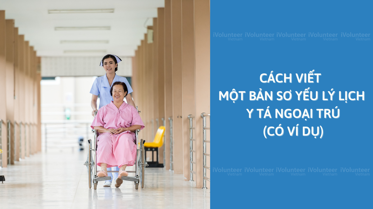 Cách Viết Một Bản Sơ Yếu Lý Lịch Y Tá Ngoại Trú (Có Ví Dụ)