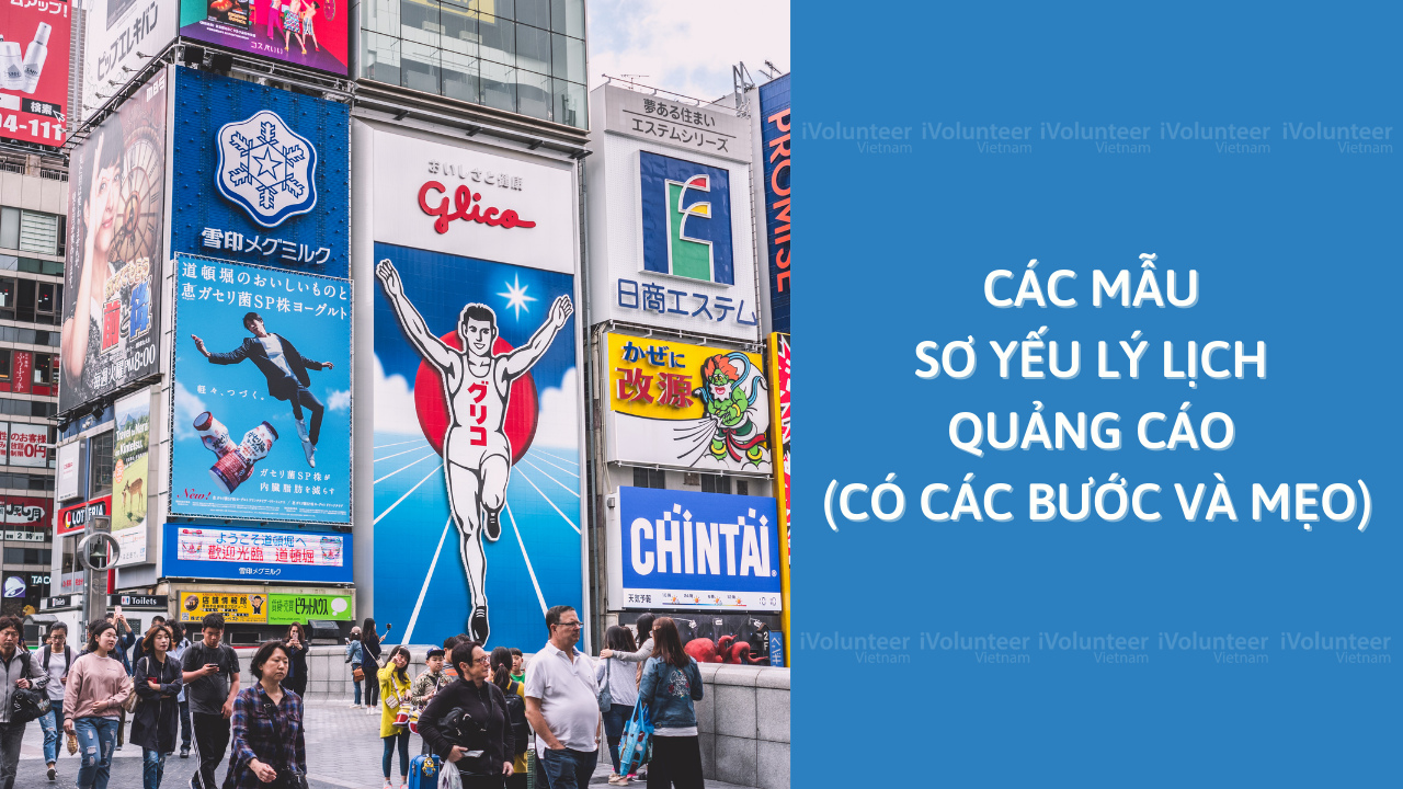 Các Mẫu Sơ Yếu Lý Lịch Quảng Cáo (Có Các Bước Và Mẹo)