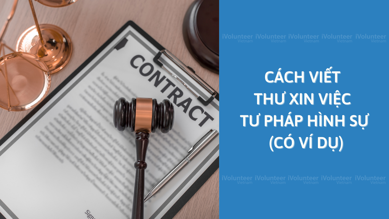 Cách Viết Thư Xin Việc Tư Pháp Hình Sự (Có Ví Dụ)