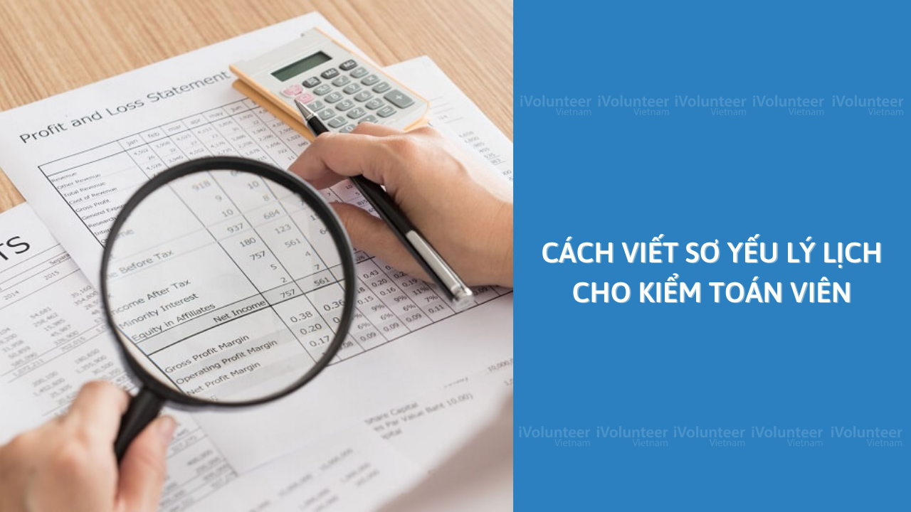 Cách Viết Sơ Yếu Lý Lịch Cho Kiểm Toán Viên