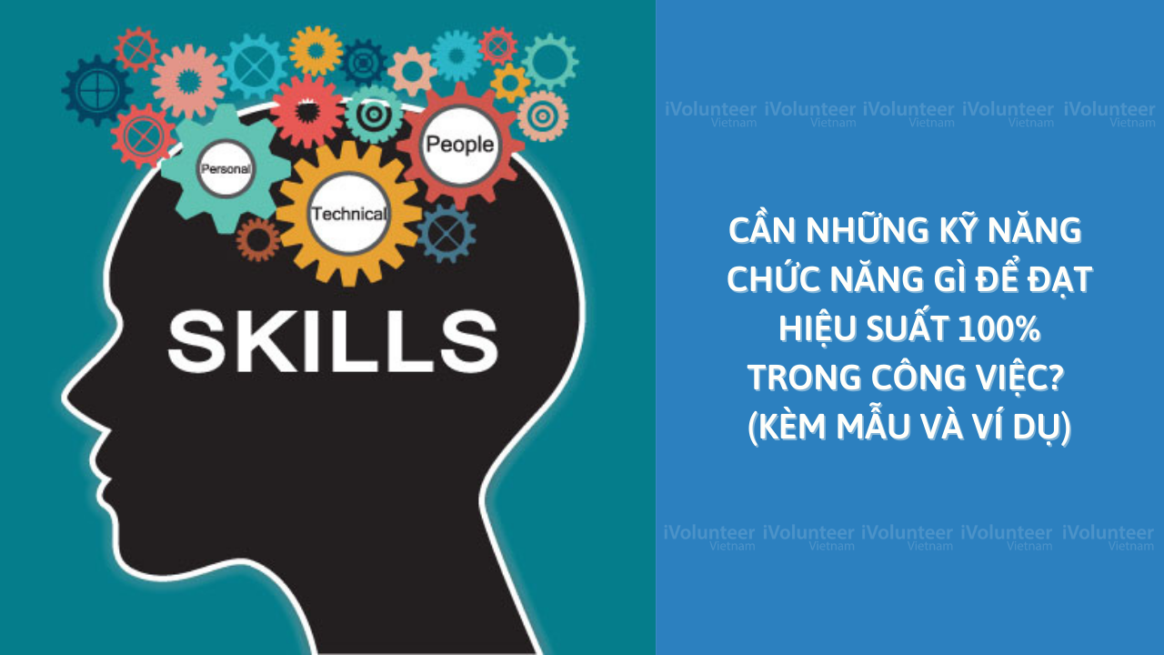 Cần Những Kỹ Năng Chức Năng Gì Để Đạt Hiệu Suất 100% Trong Công Việc? (Kèm Mẫu Và Ví Dụ)