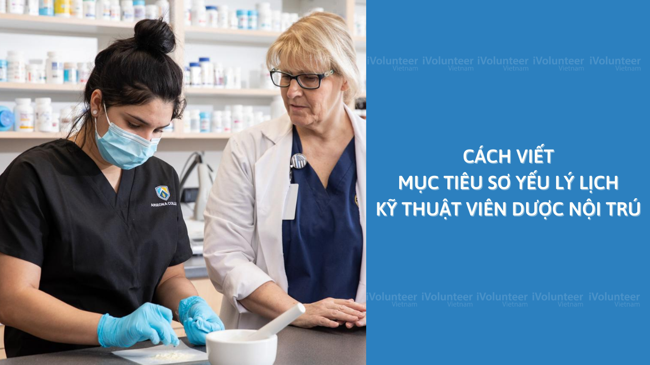 Cách Viết Mục Tiêu Sơ Yếu Lý Lịch Kỹ Thuật Viên Dược Nội Trú