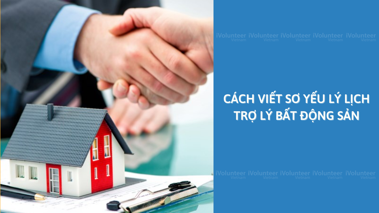 Cách Viết Sơ Yếu Lý Lịch Trợ Lý Bất Động Sản