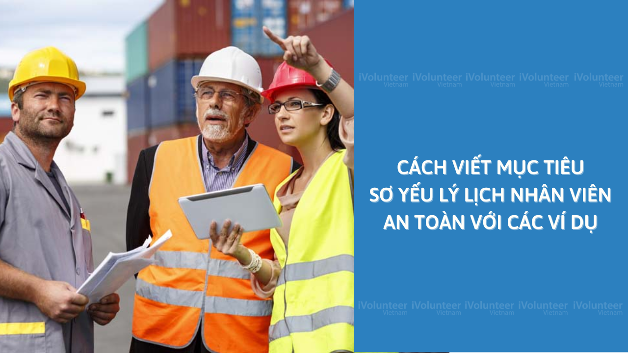 Cách Viết Mục Tiêu Sơ Yếu Lý Lịch Nhân Viên An Toàn Với Các Ví Dụ