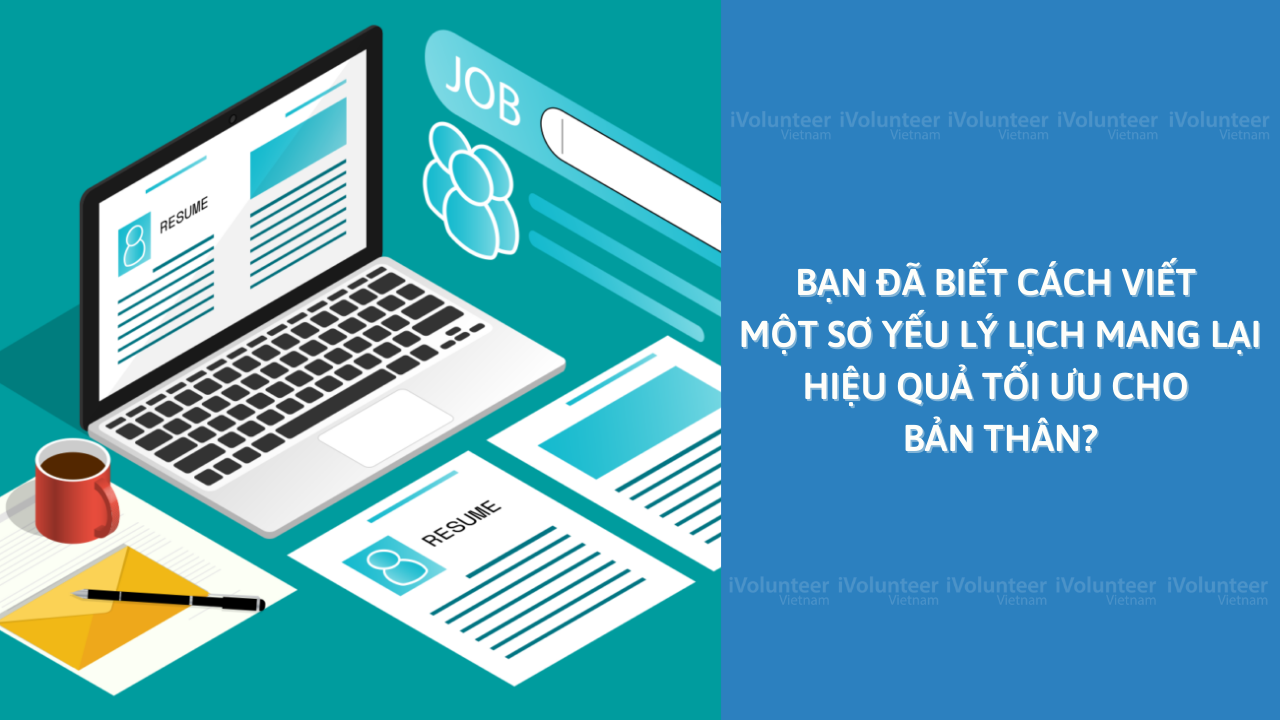 Bạn Đã Biết Cách Viết Một Sơ Yếu Lý Lịch Mang Lại Hiệu Quả Tối Ưu Cho Bản Thân?