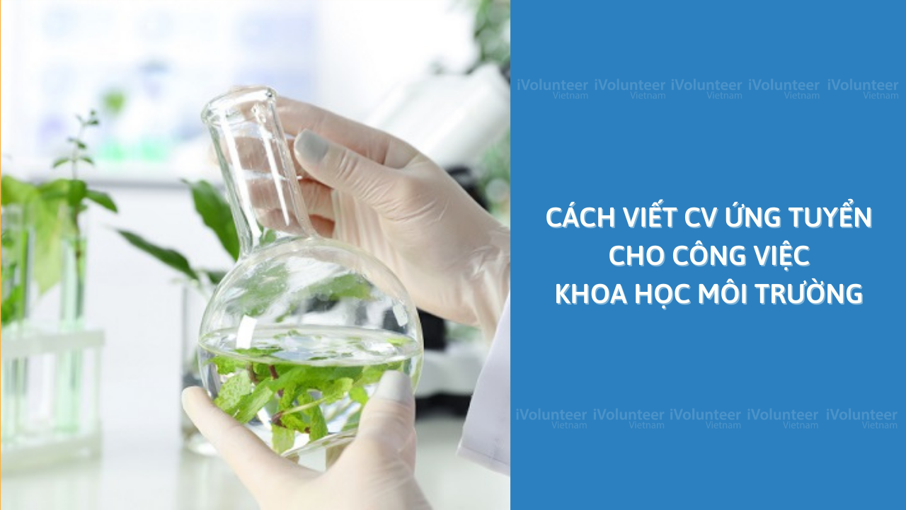 Cách Viết CV Ứng Tuyển Cho Công Việc Khoa Học Môi Trường