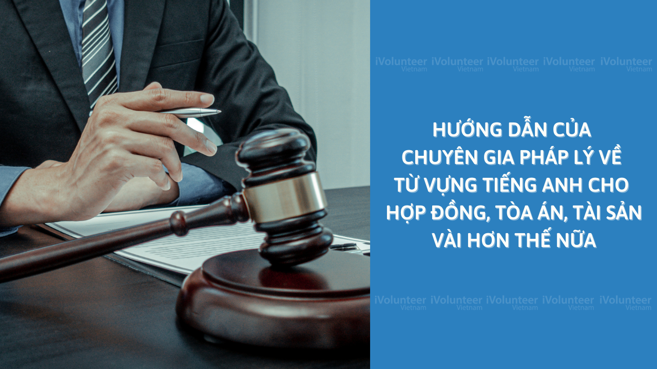 Hướng Dẫn Của Chuyên Gia Pháp Lý Về Từ Vựng Tiếng Anh Cho Hợp Đồng, Tòa Án, Tài Sản Và Hơn Thế Nữa