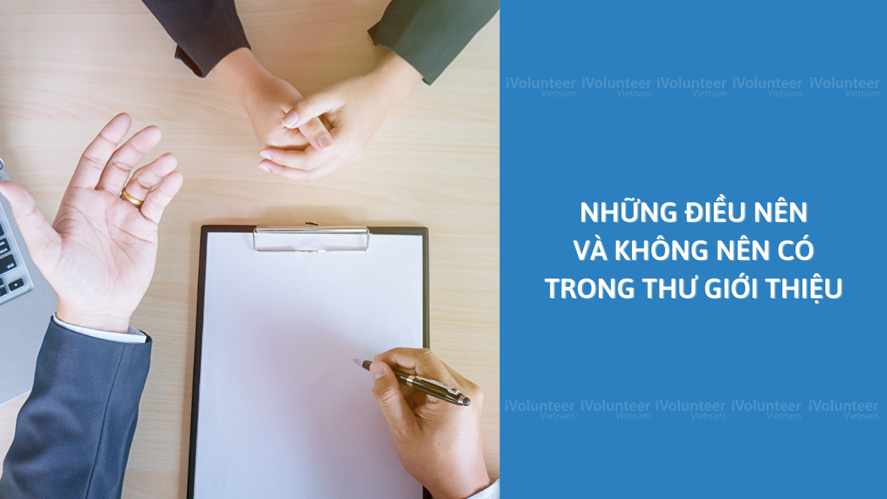 Những Điều Nên Và Không Nên Có Trong Thư Giới Thiệu