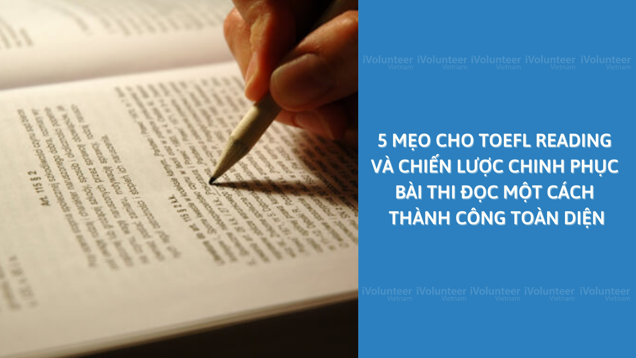 5 Mẹo Cho TOEFL Reading Và Chiến Lược Chinh Phục Bài Thi Đọc Một Thành Công Toàn Diện