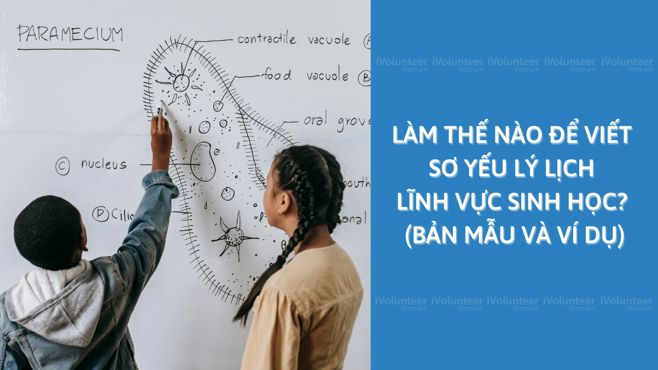 Làm Thế Nào Để Viết Sơ Yếu Lý Lịch Lĩnh Vực Sinh Học? (Bản Mẫu Và Ví Dụ)