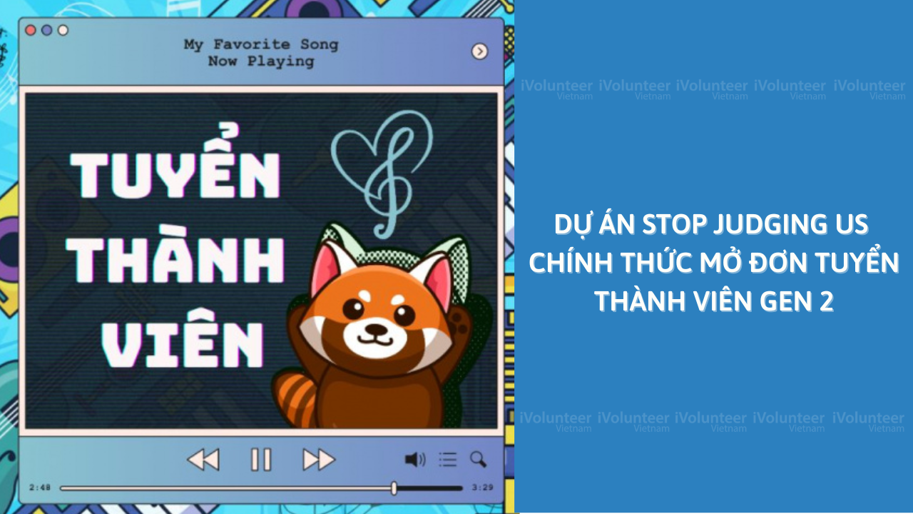 Dự Án Stop Judging Us Tuyển Thành Viên Thế Hệ Thứ 2