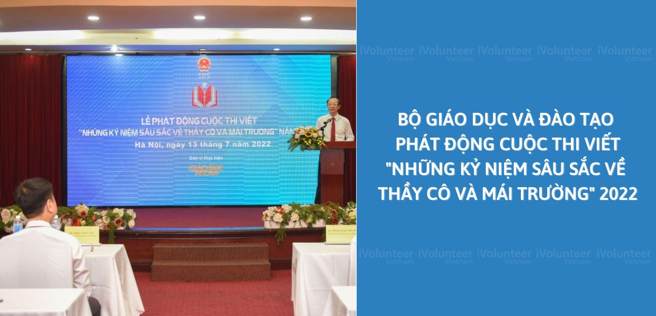 Bộ Giáo Dục và Đào Tạo Phát Động Cuộc Thi Viết 