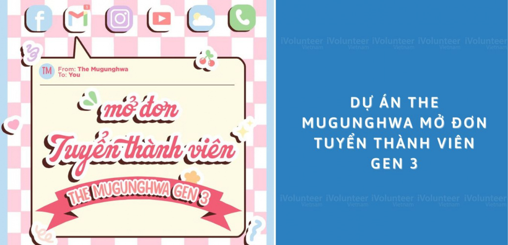 Dự Án The Mugunghwa Mở Đơn Tuyển Thành Viên Gen 3