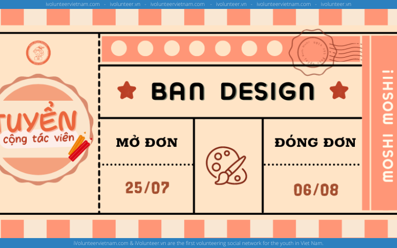 Dự Án Moshi Moshi Tuyển Cộng Tác Viên Ban Design