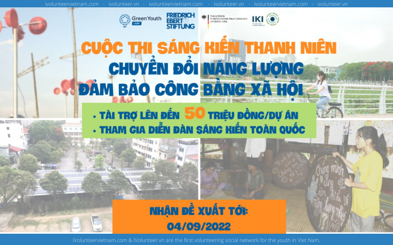 Cuộc Thi Sáng Kiến Thanh Niên Về Chuyển Đổi Năng Lượng Đảm Bảo Công Bằng Xã Hội Thuộc Dự Án Green Youth Labs