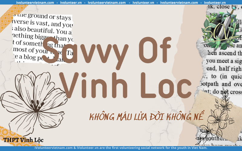 Câu Lạc Bộ Học Thuật SOVL - Savvy Of Vinh Loc Mở Đơn Tuyển Cộng Tác Viên Design Cho Cuộc Thi “Journey To Savvyland”