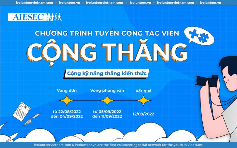 AIESEC Tuyển Cộng Tác Viên 