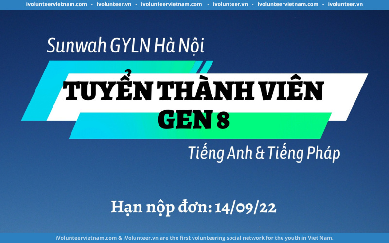 Mạng Lưới Các Nhà Lãnh Đạo Trẻ Sunwah Global Young Leaders Network Hà Nội Tuyển Thành Viên Thế Hệ Thứ Tám