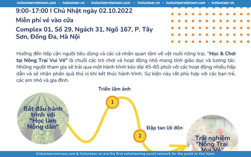 HealthyFarm Tuyển Tình Nguyện Viên Sự Kiện Ngày Hội Chơi Và Học Tại Nông Trại Vui Vẻ 2022