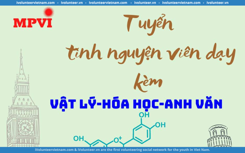 Dự Án Cộng Đồng MPVI Tuyển Tình Nguyện Viên Dạy Kèm Cho Các Em Học Sinh Khiếm Thị Năm Học 2022- 2023