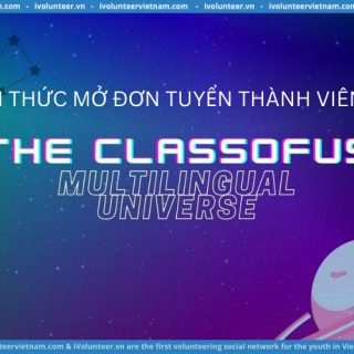 The Classofus Chính Thức Mở Đơn Tuyển Thành Viên 2022