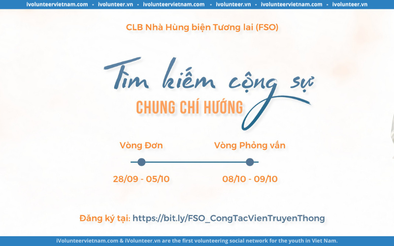 Câu Lạc Bộ Nhà Hùng Biện Tương Lai FSO Chính Thức Mở Đơn Tìm Kiếm Cộng Tác Viên Truyền Thông