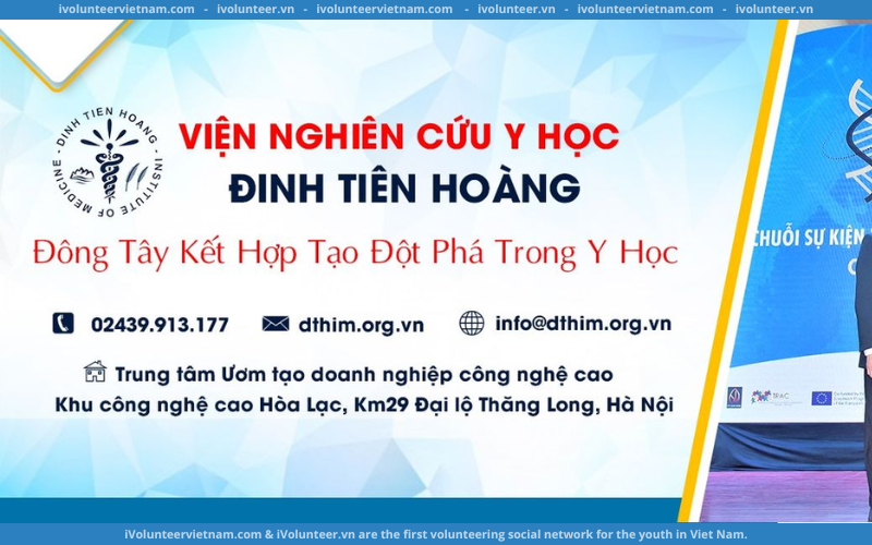 Viện Nghiên Cứu Khoa Học Đinh Tiên Hoàng Tuyển Tình Nguyện Viên Dự Án Về Y Học Young DTHIM