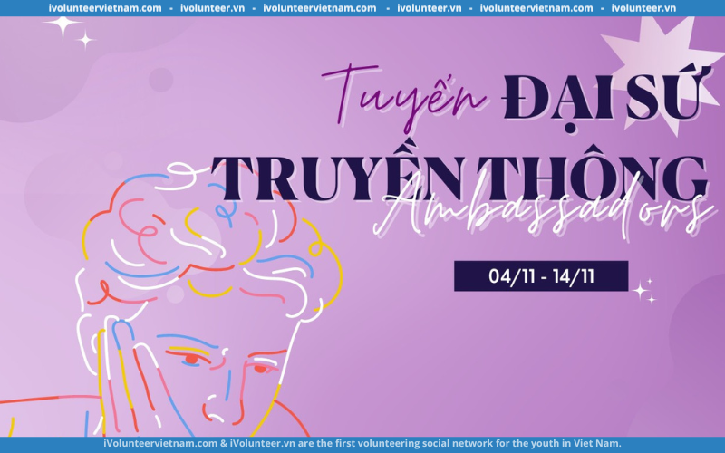 Dự Án Youth+ Book Mở Đơn Tuyển Đại Sứ Truyền Thông