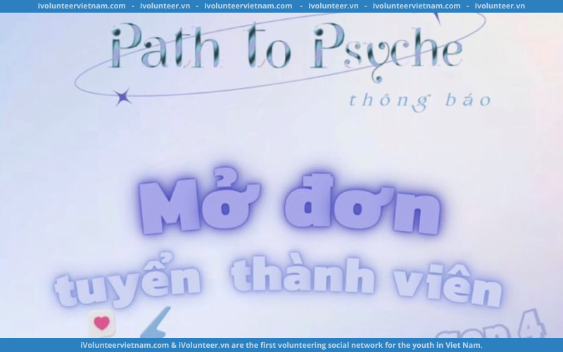 Path To Psyche Chính Thức Mở Đơn Tuyển Thành Viên Gen 4