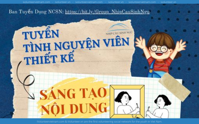 Tổ Chức Nhịp Cầu Sinh Ngữ Tuyển Tình Nguyện Viên Thiết Kế