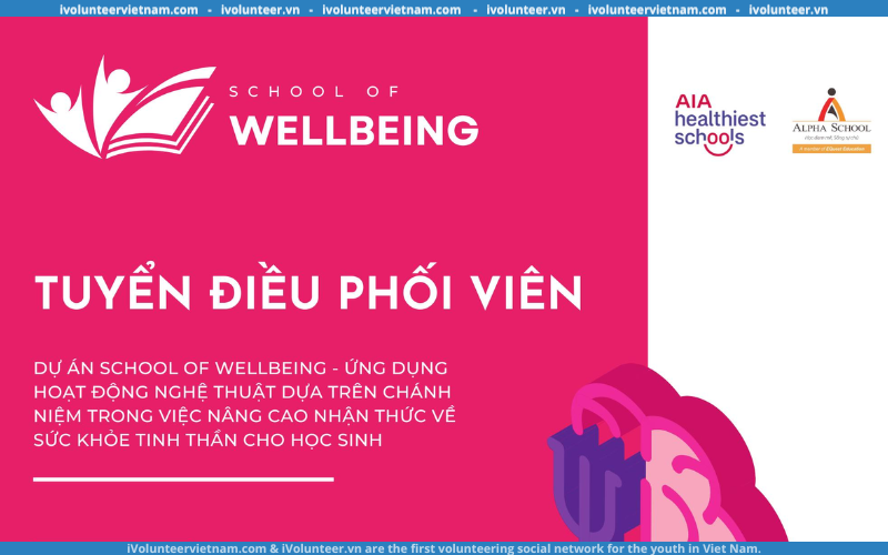 Dự Án School Of Wellbeing Tuyển Dụng Điều Phối Viên Dự Án “School Of Wellbeing” Bán Thời Gian